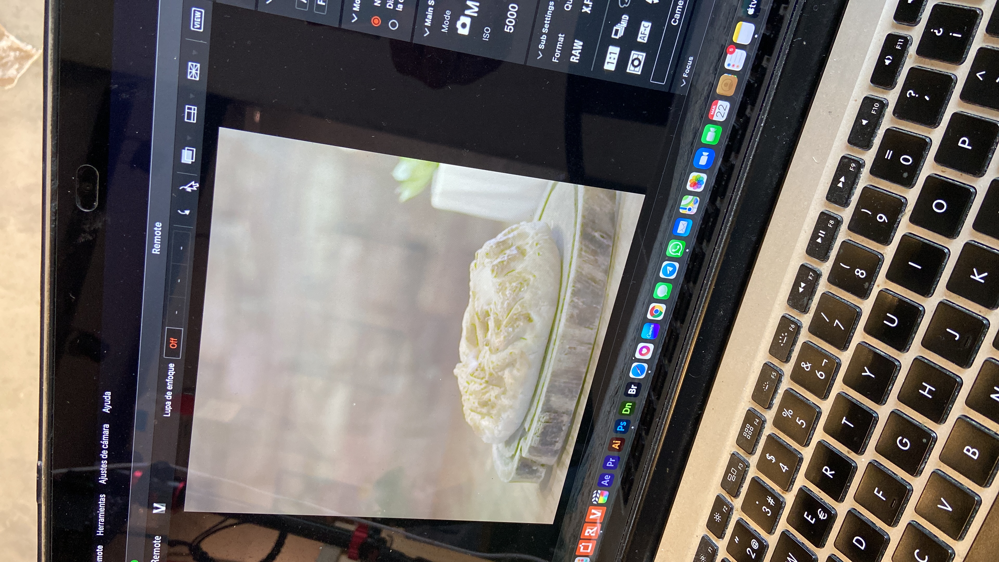 Sesión Tethering
